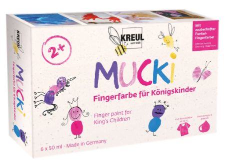 Poza cu Finger Paint Royal Children Mucki, set 6 x 50 ml