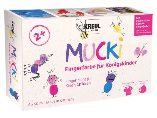 Poza cu Finger Paint Royal Children Mucki, set 6 x 50 ml