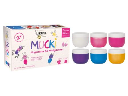 Poza cu Finger Paint Royal Children Mucki, set 6 x 50 ml