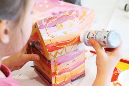 Poza cu Craft Paint Glitzy Mucki, set 4 x 29 ml