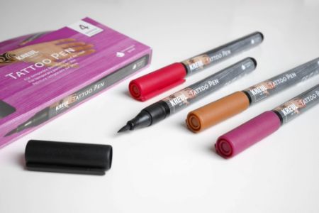 Poza cu Markere pentru tatuaje temporare Set Tribals Kreul