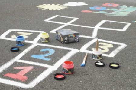 Poza cu Vopsea Streety Sidewalk Kreul, set 4 x 120 ml