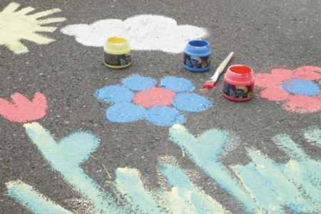 Poza cu Vopsea Streety Sidewalk Kreul, set 4 x 120 ml