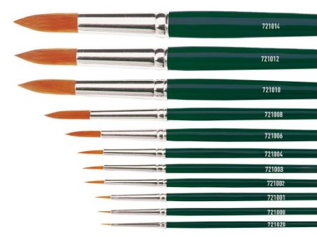 Poza cu Pensula universala rotunda, din par sintetic, Kreul Basic, marimea 14