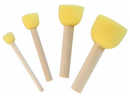 Poza cu Pensula speciala din spuma Kreul, 4 buc/set