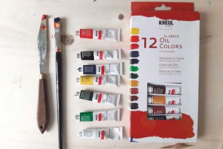 Poza cu Culori de ulei el Greco, Kreul, set 12 buc x 12 ml