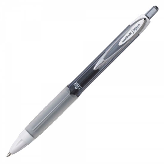 Poza cu Pix cu gel Uni-ball Signo Fashion UMN-207F, 0.7mm, cu mecanism, corp in culoarea scrisului, grip cauciucat