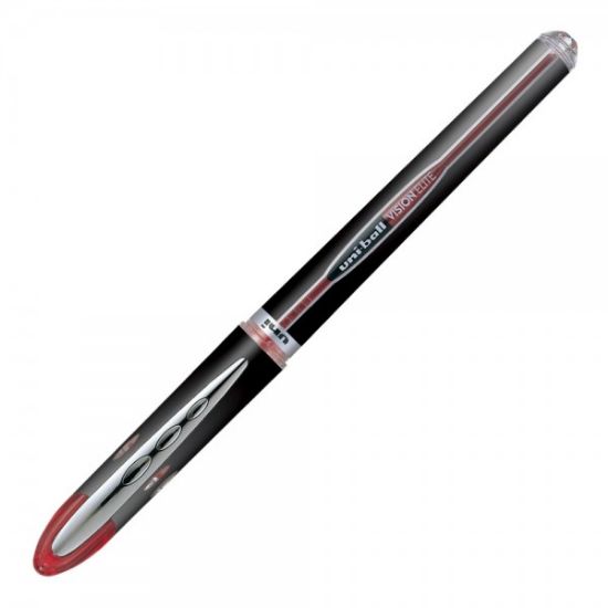 Poza cu Roller Uni-ball Vision Elite UB-205, 0.5mm, corp negru, detalii in culoarea scrisului