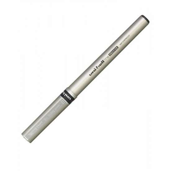 Poza cu Roller Uni-ball DeLuxe UB-177, 0.7mm, corp auriu, detalii in culoarea scrisului