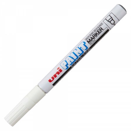 Poza cu Marker cu vopsea UNI PX-203, varf fin metalic, 0.8mm