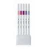 Poza cu Fineliner UNI EMOTT PEM-SY, 0.4mm, NO.7, set 5 culori pastel