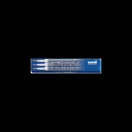 Poza cu Rezerva roller Uni-ball URR-100, 0.7mm, pentru modelele UF-222 si URN-181, scris albastru, set 3 buc