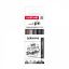 Poza cu Set 5x Liner UNI PIN-200 ASP012, pe baza de apa, varf 0.8mm + pensula, negru, gri deschis, gri inchis, sepia