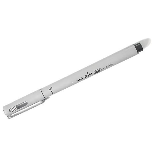 Poza cu Liner UNI PIN For PRO, pe baza de ulei, varf normal 0.1-0.3mm, negru