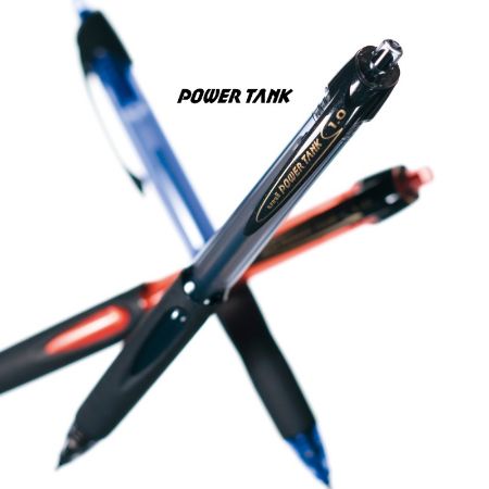 Poza cu Pix cu bila Uni-ball PowerTank SN-220, 1.0mm, cu mecanism, grip cauciucat