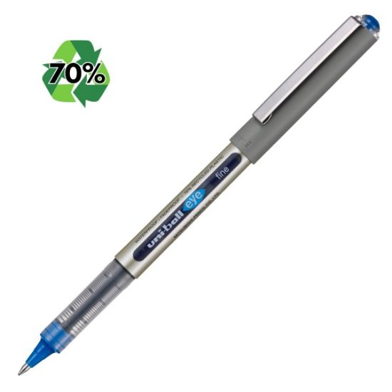 Poza cu Roller Uni-ball Eye UB-157E, 0.7mm, cu capac, 70% din materiale reciclate