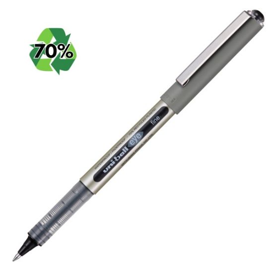 Poza cu Roller Uni-ball Eye UB-157E, 0.7mm, cu capac, 70% din materiale reciclate
