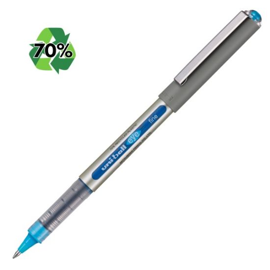 Poza cu Roller Uni-ball Eye UB-157E, 0.7mm, cu capac, 70% din materiale reciclate