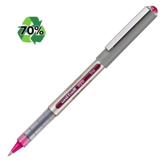 Poza cu Roller Uni-ball Eye UB-157E, 0.7mm, cu capac, 70% din materiale reciclate