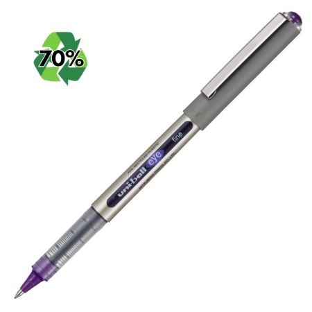Poza cu Roller Uni-ball Eye UB-157E, 0.7mm, cu capac, 70% din materiale reciclate