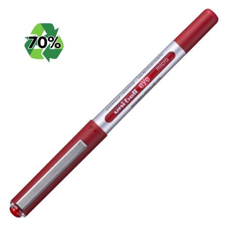 Poza cu Roller Uni-ball Eye Micro UB-150E, 0.5mm, cu capac, 70% din materiale reciclate