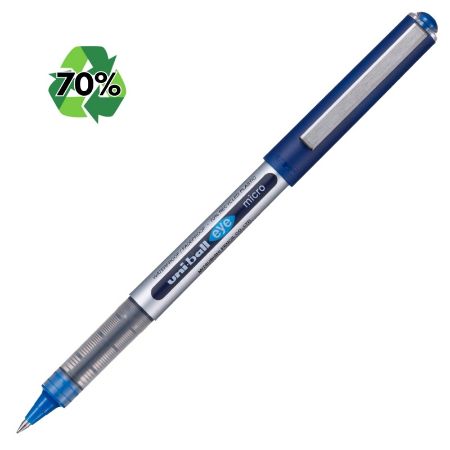 Poza cu Roller Uni-ball Eye Micro UB-150E, 0.5mm, cu capac, 70% din materiale reciclate