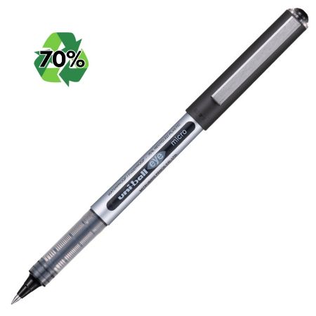 Poza cu Roller Uni-ball Eye Micro UB-150E, 0.5mm, cu capac, 70% din materiale reciclate