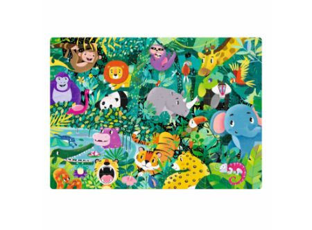 Poza cu Puzzle Fosforescent - Jungla