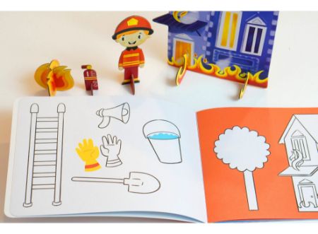 Poza cu Joc educativ - Puzzle Mimorello - Pompierii