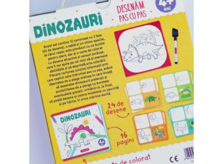 Poza cu Desenam pas cu pas DINOZAURI