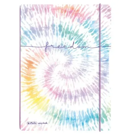 Poza cu CAIET MY.BOOK FLEX A4, 2X40 FILE, DICTANDO+PATRATELE, MOTIV NEW BATIK FREEDOM
