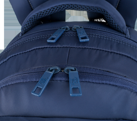Poza cu RUCSAC OXFORD BICOLOR 2 COMPARTIMENTE 44X32X18CM ALBASTRU INCHIS