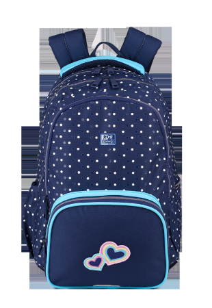 Poza cu RUCSAC OXFORD DOTS 3 COMPARTIMENTE 44X29X22CM ROZ