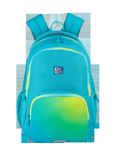 Poza cu RUCSAC OXFORD GRADIENT 3 COMPARTIMENTE 44X29X20CM GALBEN/TURCOAZ