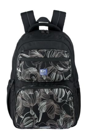 Poza cu RUCSAC OXFORD DREAM TECH HOLOGRAFIC 2 COMPARTIMENTE 44X32X18CM NEGRU FLORAL