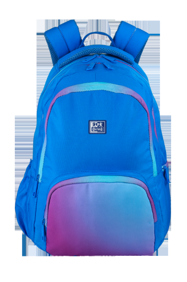 Poza cu RUCSAC OXFORD GRADIENT 3 COMPARTIMENTE 44X29X20CM ALBASTRU/MOV