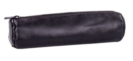 Poza cu PENAR TIP ETUI ROTUND OXFORD PIELE NATURALA NEGRU