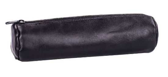 Poza cu PENAR TIP ETUI ROTUND OXFORD PIELE NATURALA NEGRU