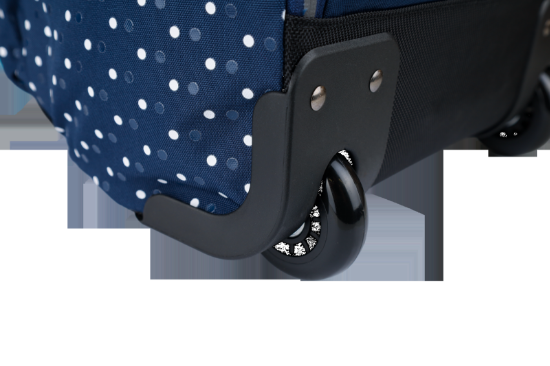 Poza cu RUCSAC OXFORD TROLLEY DOTS 3 COMPARTIMENTE 44X29X22CM ALBASTRU INCHIS