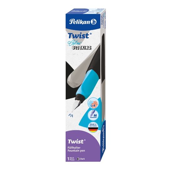 Poza cu STILOU TWIST M COLOR BLOCKING DARK AMBIDEXTRU CUTIE CARTON