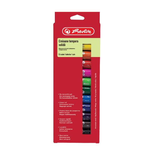 Poza cu CREIOANE TEMPERA SOLIDA 10G SET12