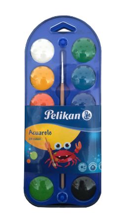 Poza cu ACUARELE 24 CULORI + PENSULA