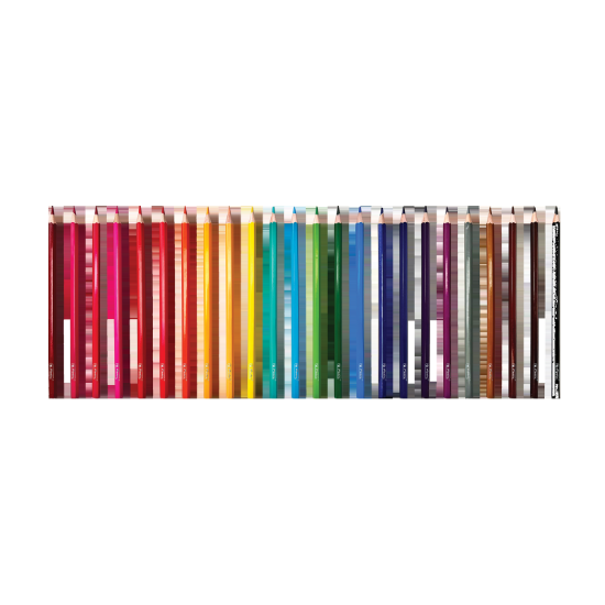Poza cu CREIOANE COLORATE HEXAGONALE 3MM SET36+ASCUTITOARE