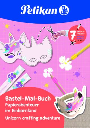 Poza cu CARTE ACTIVITATI CREATIVE DECUPAJE A4 32F UNICORNI