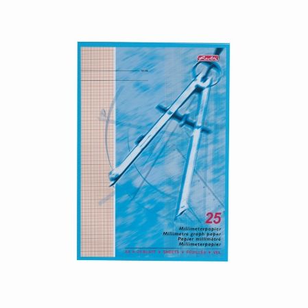 Poza cu HARTIE MILIMETRICA A4 25F 80G/MP
