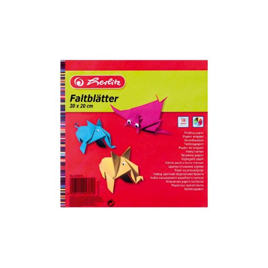Poza cu HARTIE ORIGAMI 20X20CM 100F 60G/MP