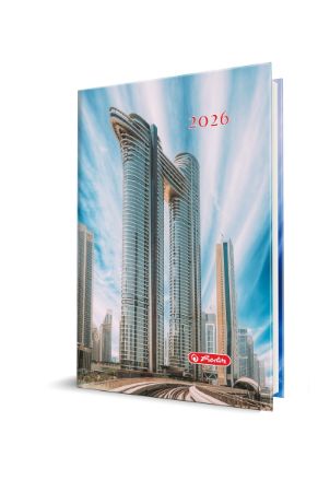 Poza cu AGENDA DATATA A5 352PAG COPERTA BURETATA MOTIV DUBAI 2026