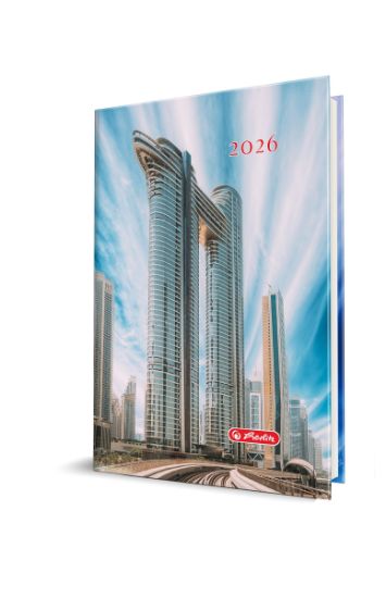 Poza cu AGENDA DATATA A5 352PAG COPERTA BURETATA MOTIV DUBAI 2026