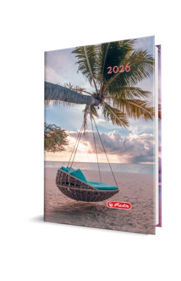 Poza cu AGENDA DATATA A5 352PAG COPERTA BURETATA MOTIV RELAX 2026