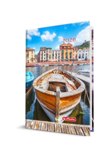 Poza cu AGENDA DATATA A5 352PAG COPERTA BURETATA MOTIV VENETIA 2026